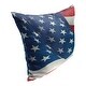 preview thumbnail 4 of 3, Operation Hat Trick Flag Sway 18 Inch Throw Pillow