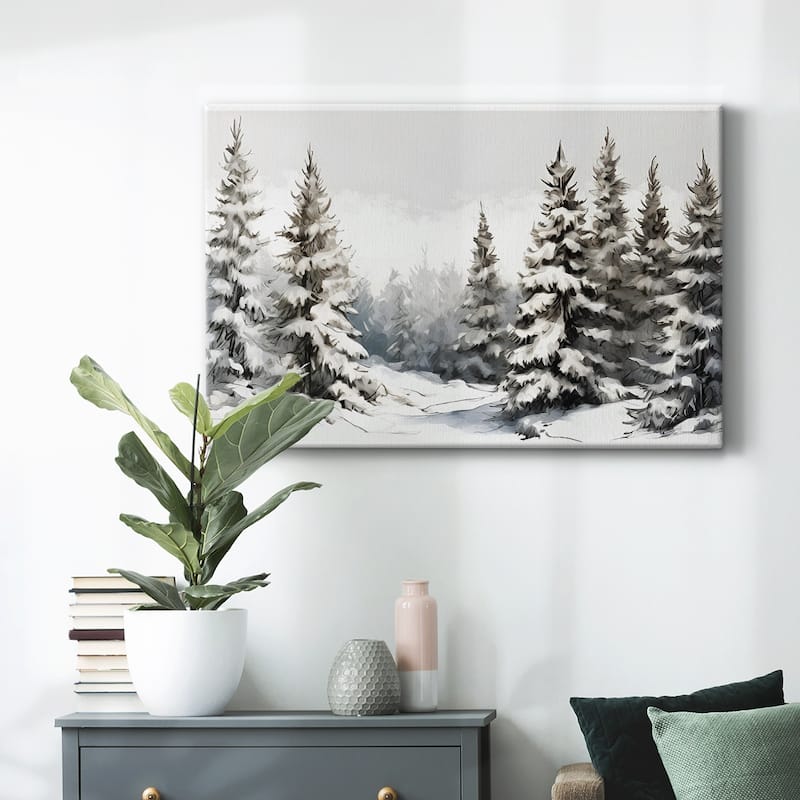 Vintage Landscape -CXCIII -Gallery Wrapped Canvas