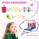 preview thumbnail 4 of 16, Costway 4-in-1 Kids Princess-themed Bouncer with Slide Basketball Hoop - Multicolor