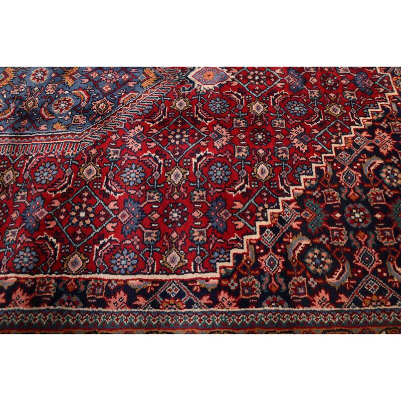 ECARPETGALLERY Hand-knotted Bijar Red Wool Rug - 3'11 x 6'0