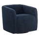 preview thumbnail 9 of 7, Hooker Furniture CC445-SWIVEL-CLUB-CHAIR Bennet 32" Wide Club Chair Cobalt