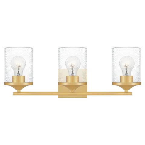 Quoizel Abner Steel 3-light Bath Light