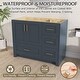 preview thumbnail 2 of 4, Solid Wood 42" Single Bathroom Vanity Base Only
