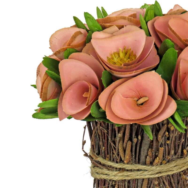 National Tree Company 7 in. Pink Spring Floral Bundle - 7 in