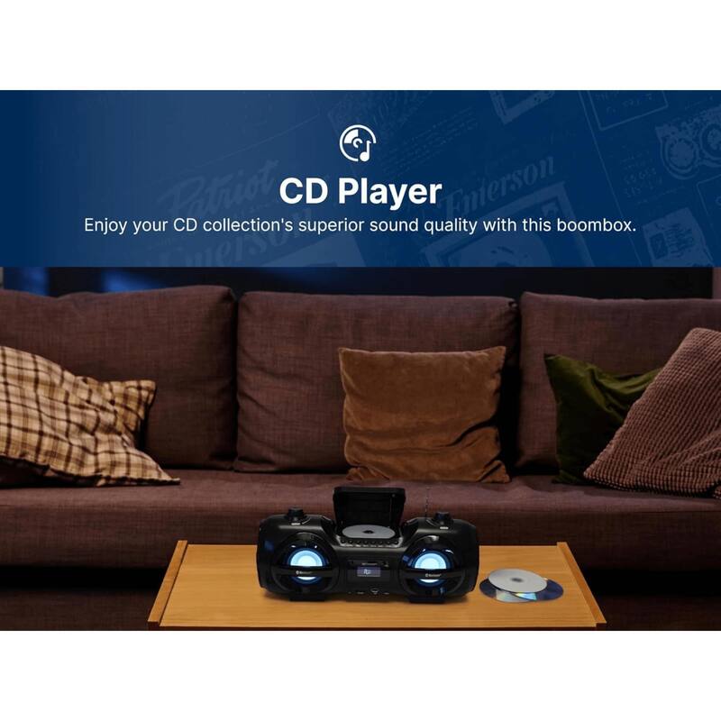Emerson Retro Portable CD Boombox