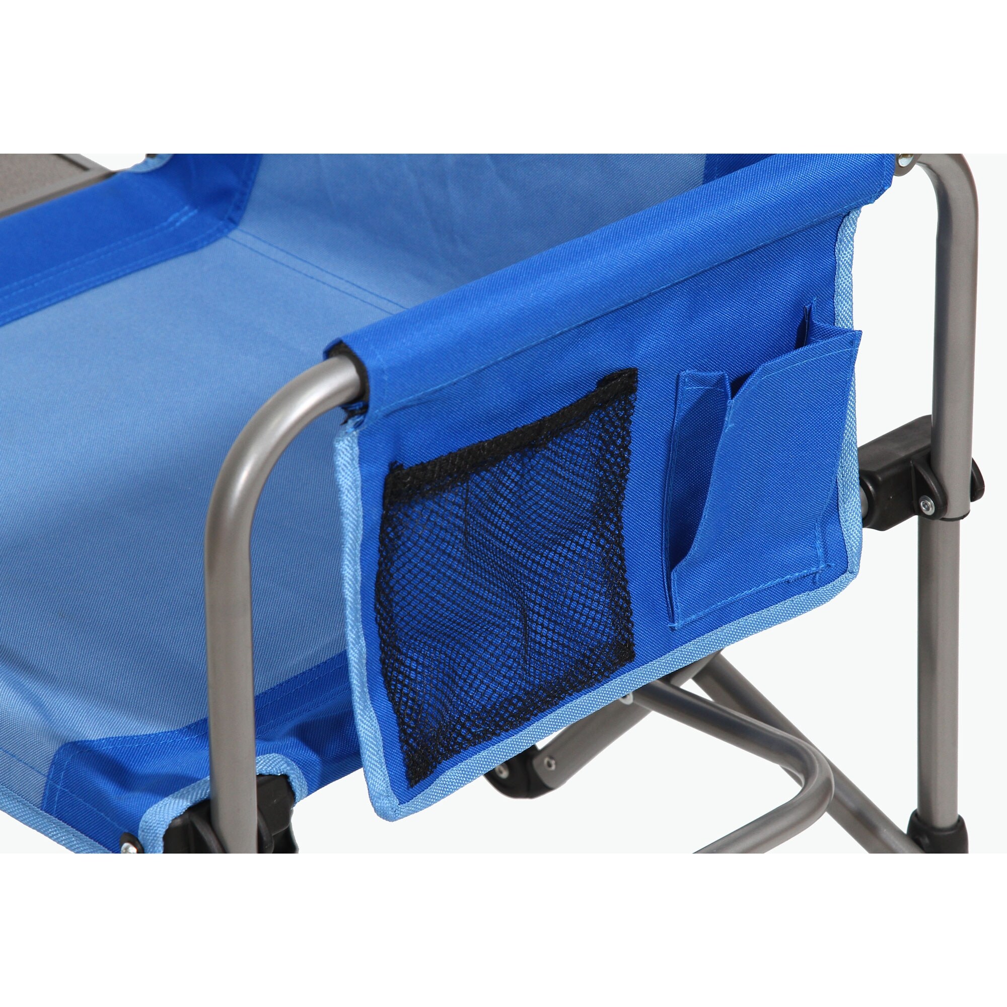 Kamp Rite Compact Director s Chair with Side Table and Organizer