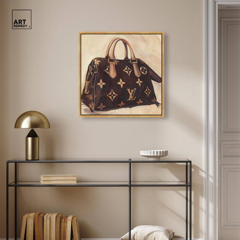 Doll Memories Majestic Monogram Canvas by Art Remedy