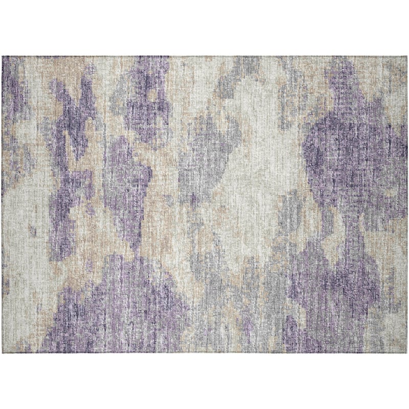 Indoor/ Outdoor Accord Modern Waves Washable Rug New