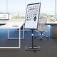 preview thumbnail 4 of 6, Black Magnetic Mobile Whiteboard/Flipchart Easel 28 X 40inch