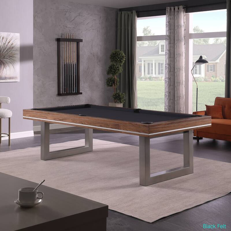 Harmony Walnut 7ft Billiard Slate Pool Table - Beige