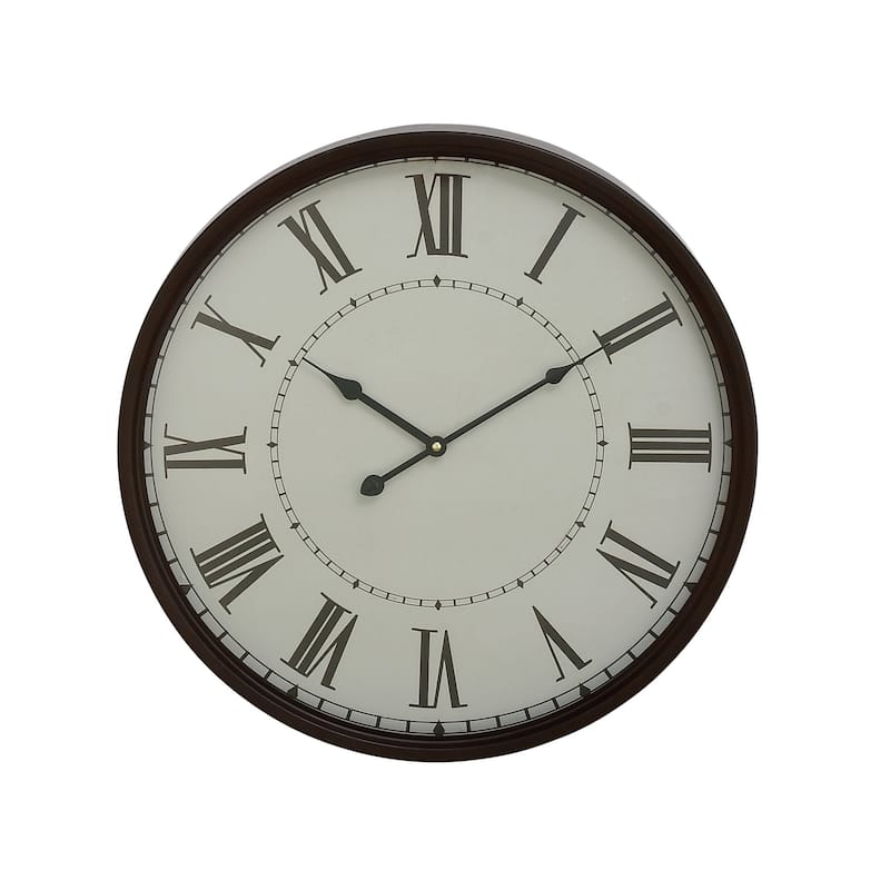 White Metal Decorative Wall Clock