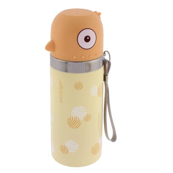 350ml Push Button Vacuum Insulated Heat Retaining Bottle Flask Travel