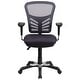 preview thumbnail 23 of 164, Nicholas Mid-Back Blue Mesh Multifunction Executive Swivel Ergonomic Office Chair with Adjustable Arms