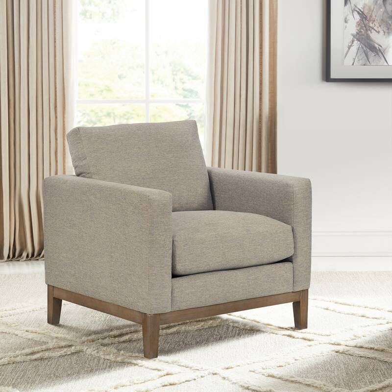Donna Upholstered Accent Chair - Platinum Gray