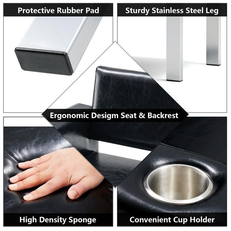 Waiting Room Chairs, PU leather