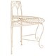 preview thumbnail 20 of 41, SAFAVIEH Abia Victorian Wrought Iron 50-inch Outdoor Tree Bench. - 50 in. W x 24 in. D x 31 in. H
