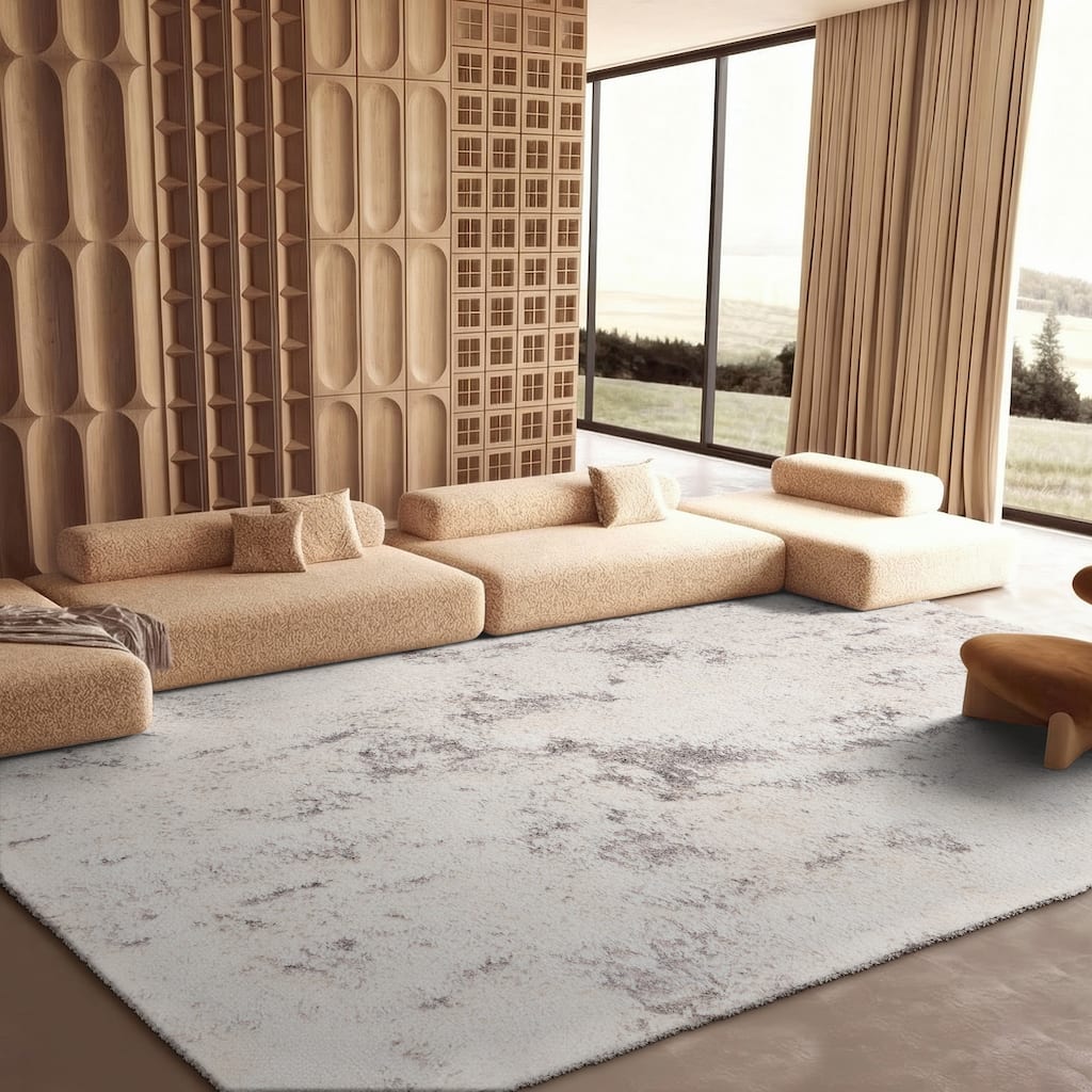 SAFAVIEH Cloud Shag Lalitha Modern Abstract 2-inch Thick Rug