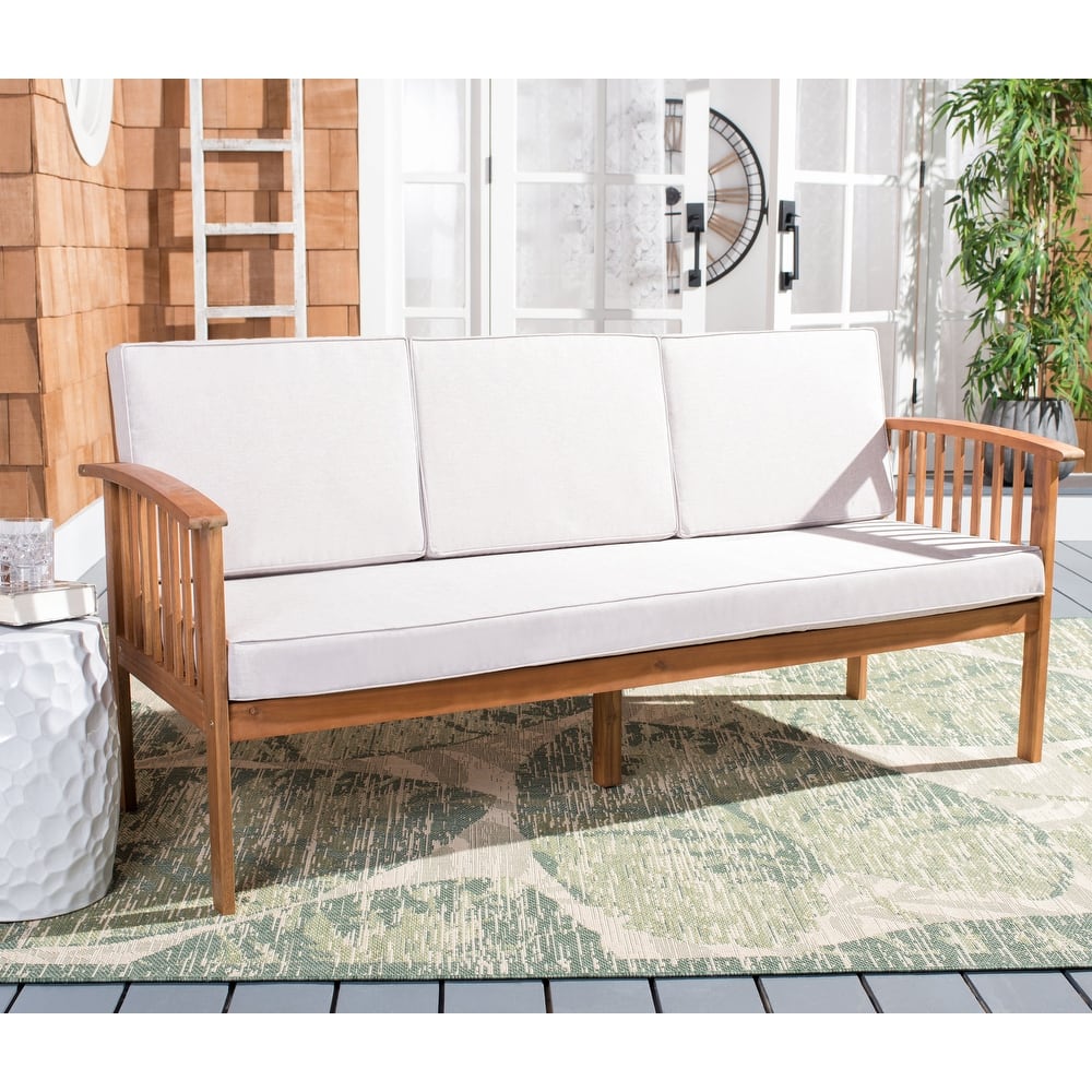 SAFAVIEH Najiba Outdoor Patio Bench - 27Wx69Dx33H