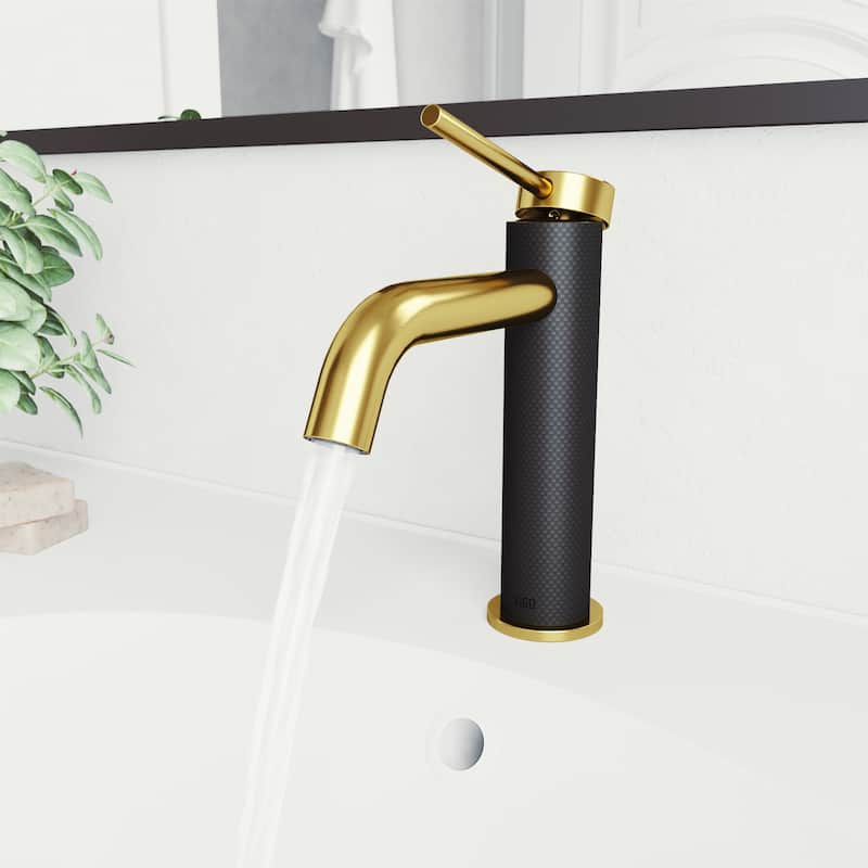 VIGO Madison 8" H Single Handle Single Hole Bathroom Faucet