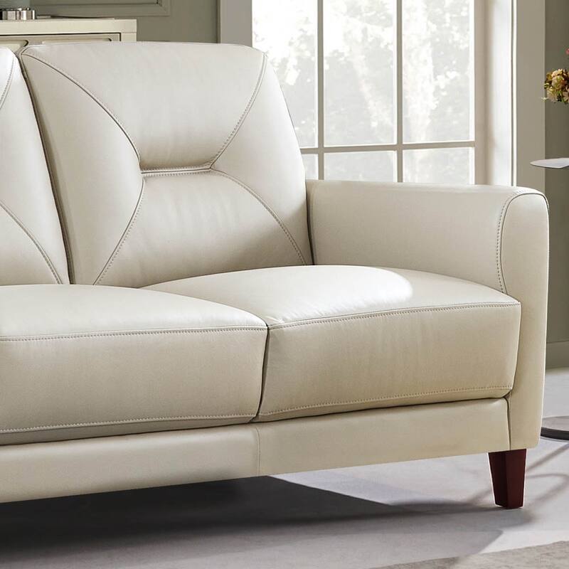 Hydeline Mavis Top Grain Leather Sofa and Loveseat Set