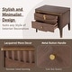 preview thumbnail 18 of 43, Christopher Knight Home- Johnson Wood Nightstand with 2 Storage Drawer