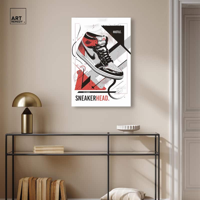 Stylish Sneakerhead Canvas by Art Remedy, Gallery Wrapped