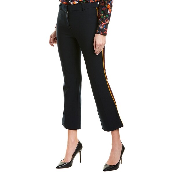 derek lam 10 crosby cropped flare trousers