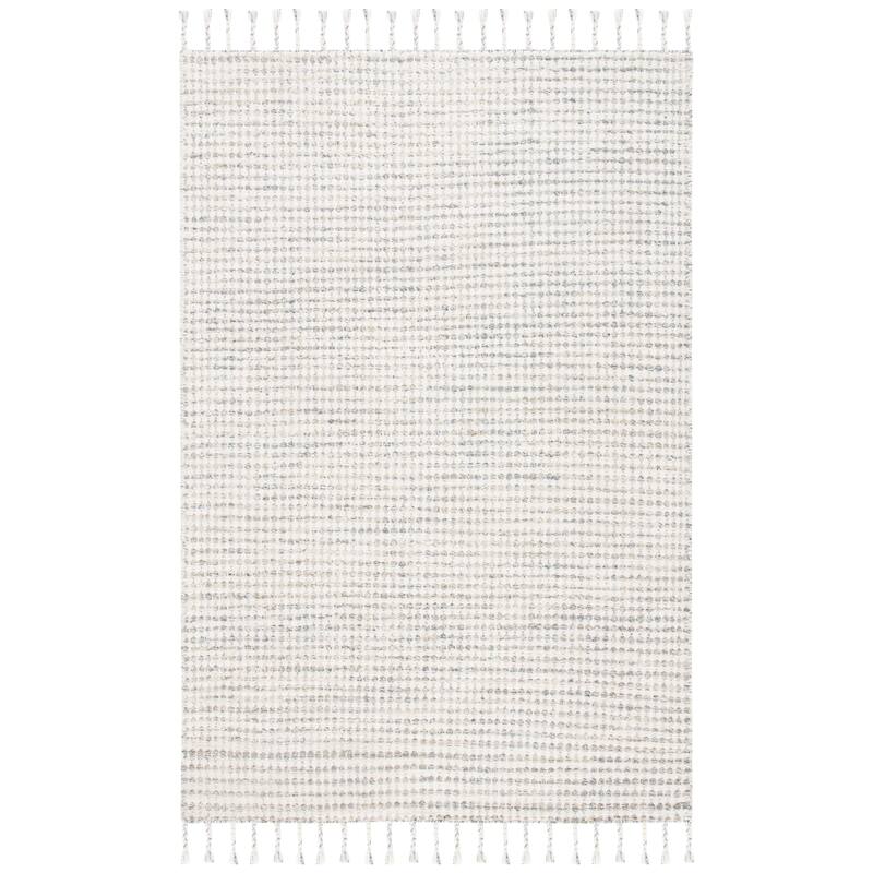 SAFAVIEH Handmade Casablanca Shag Ritsuko Wool Tassel Rug