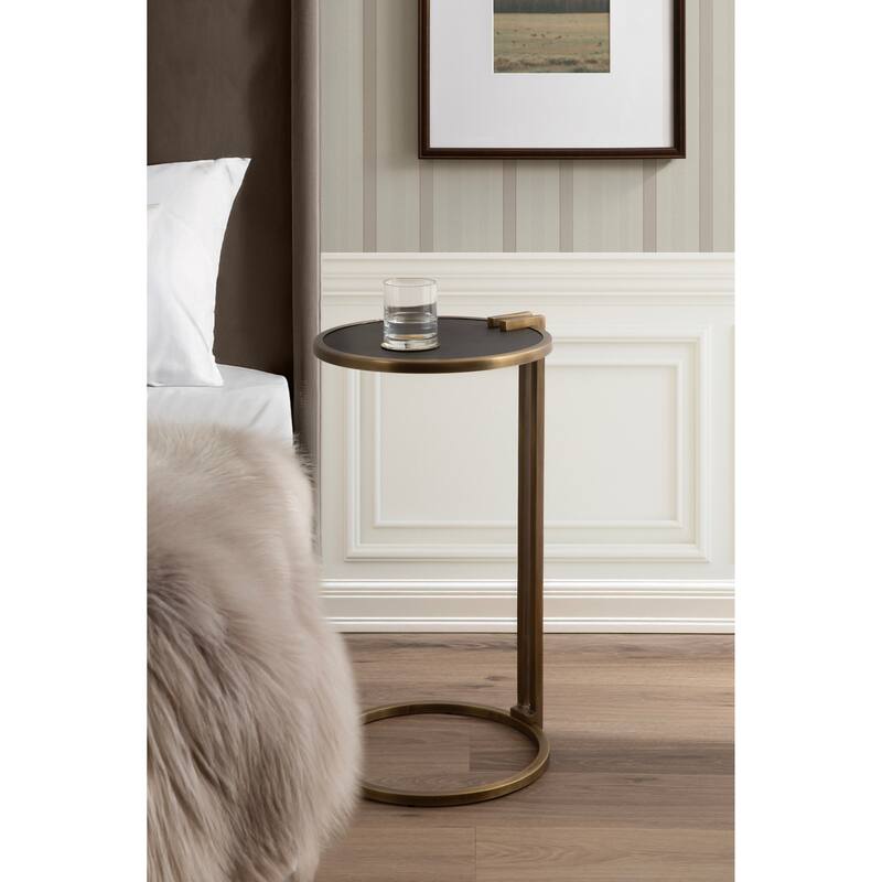 Kate and Laurel Monsanto Metal C Table - 14x15x28