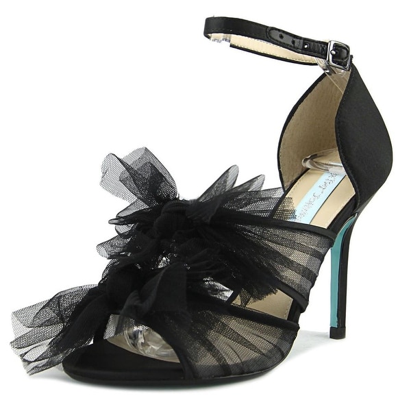 Betsey Johnson Big Women Black Sandals