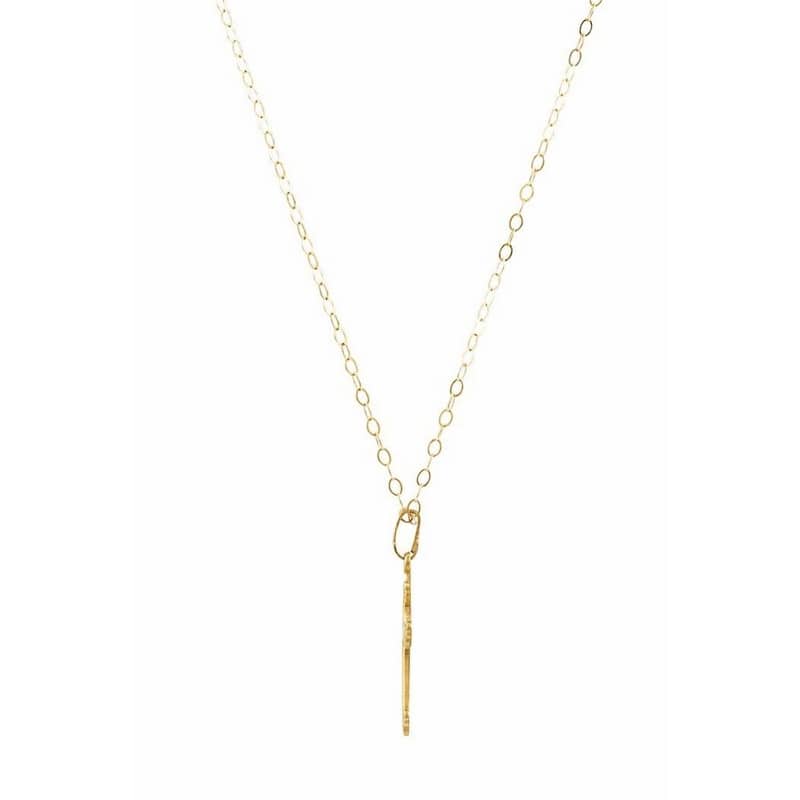 Curata 14k Yellow Gold for boys or girls Cross Pendant 13x9mm