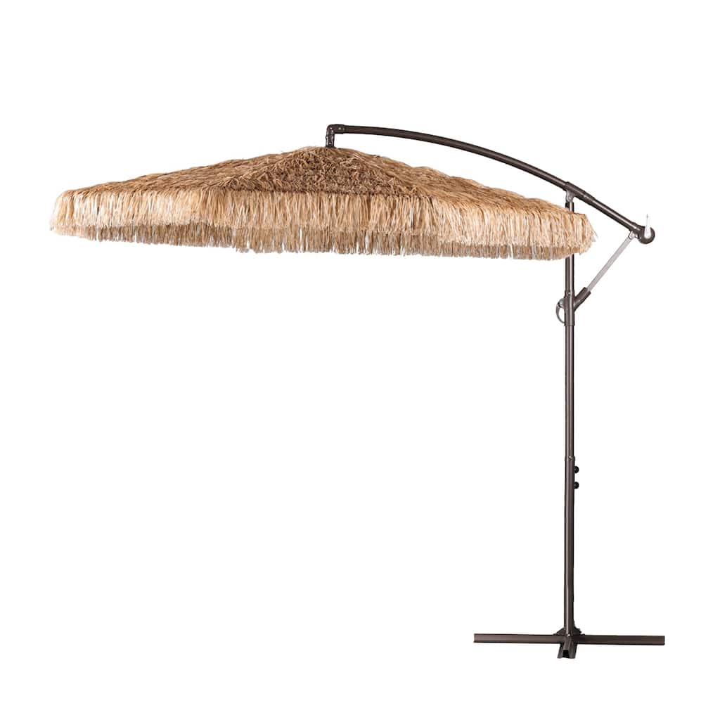 Aoodor Grand patio 9/10 FT Thatch Tiki Umbrella(No Base)