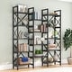 preview thumbnail 15 of 60, Large Triple Wide 5-Shelf Etagere Bookcase