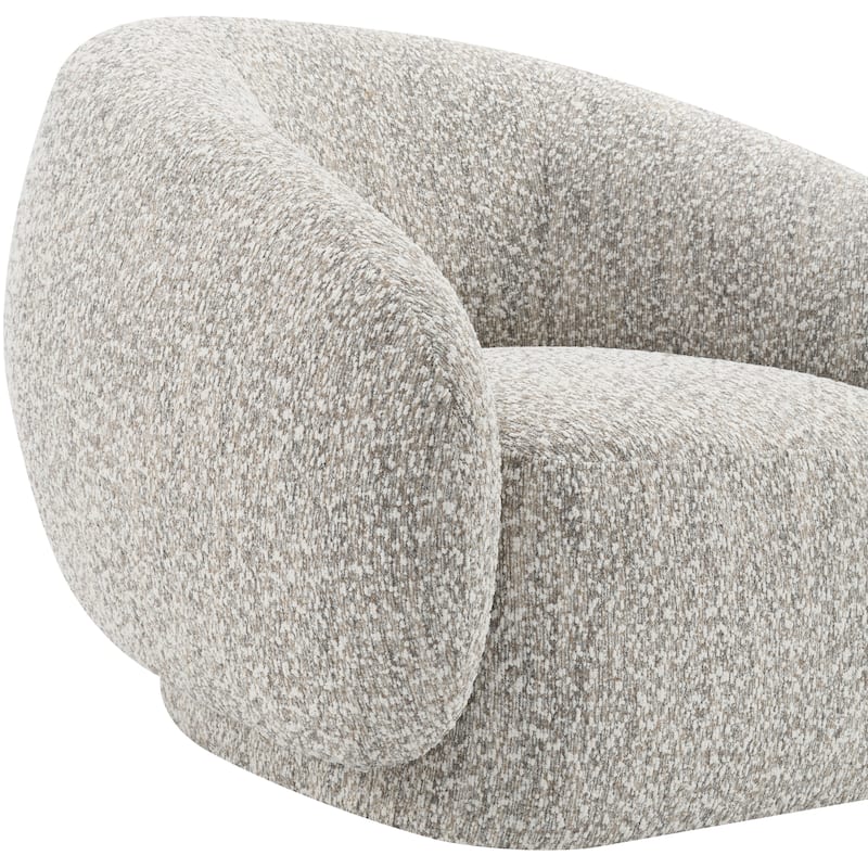 Furniture of America Erynn Modern 42-inch Boucle Swivel Accent Chair