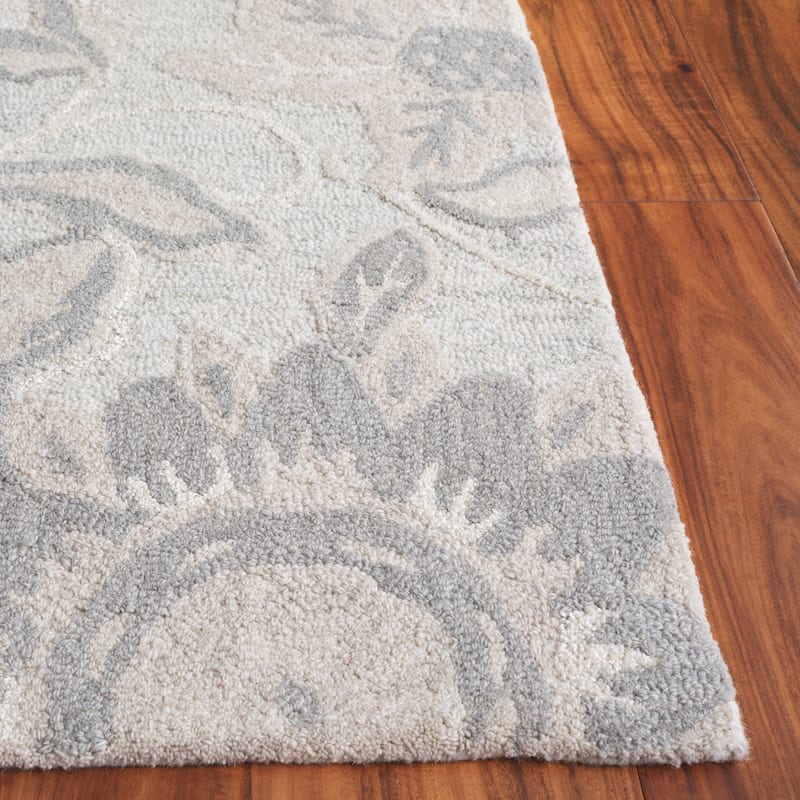 SAFAVIEH Handmade Jardin Jilianna Floral Wool Rug