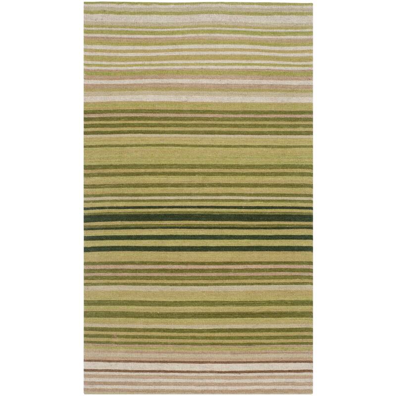 SAFAVIEH Handmade Marbella Memnuna Modern Wool Rug - 2'3" x 4' - Green