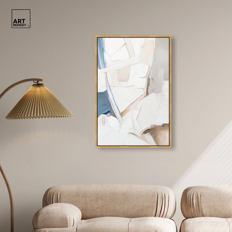 Bone and Beige I Canvas by Art Remedy