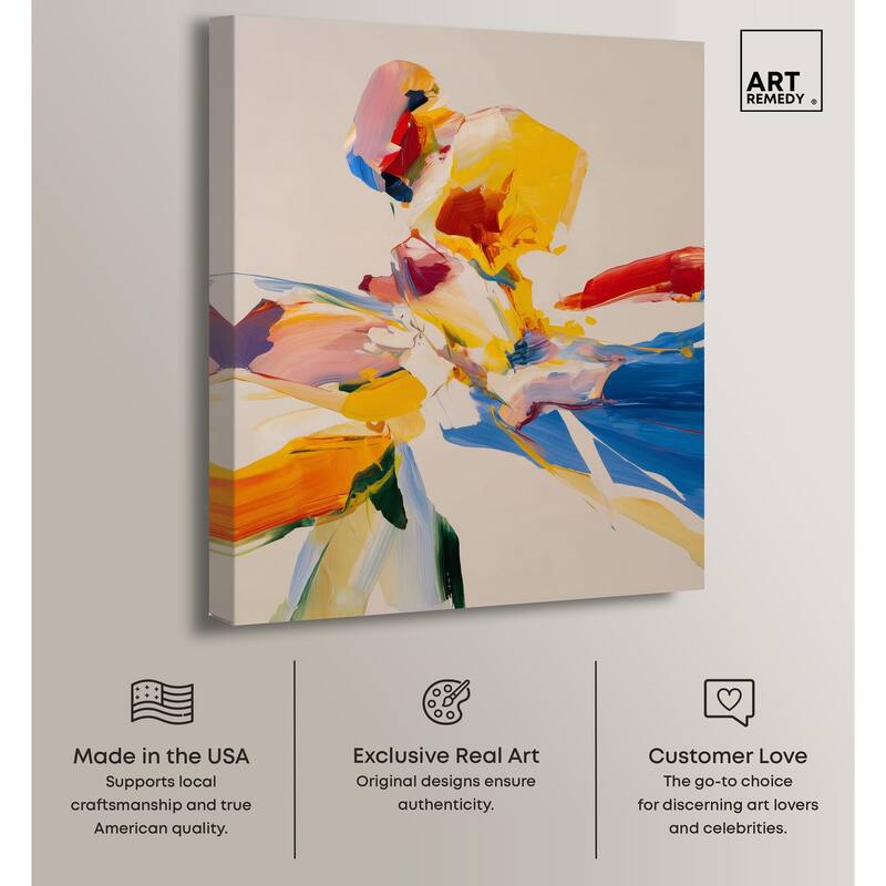 Flippant Bloom I Canvas by Art Remedy, Gallery Wrapped