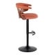preview thumbnail 38 of 141, Carson Carrington Viby Adjustable Bar Stool with Rounded T Footrest (Set of 2)