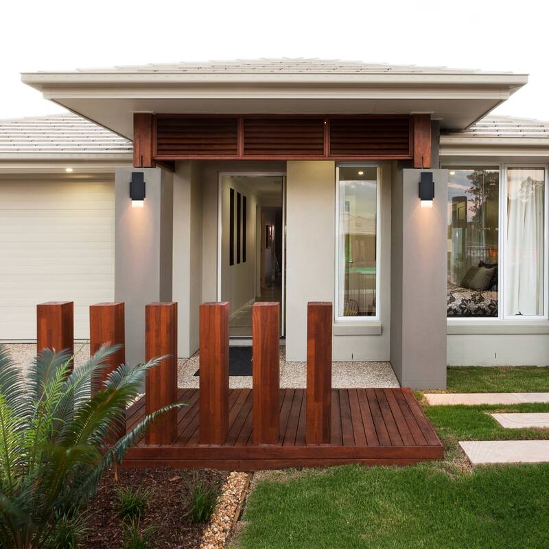 Willowsong Black Outdoor Hardwired Wall Sconce - 14