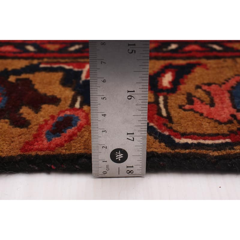 ECARPETGALLERY Hand-knotted Sarabi Red Wool Rug - 3'3 x 9'10