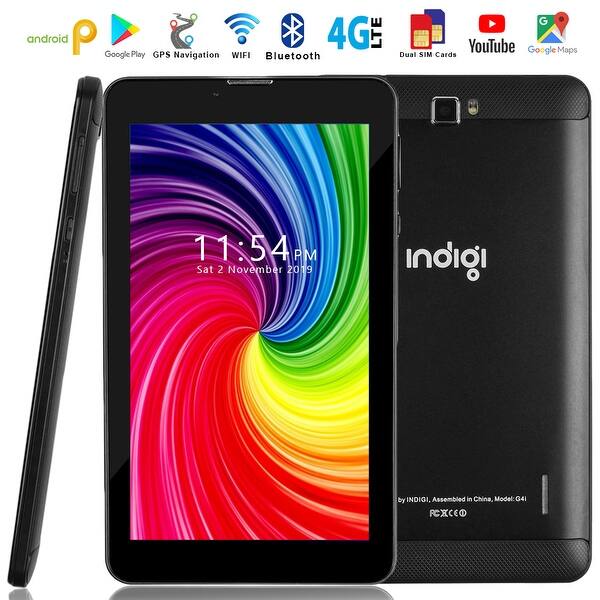 4g Lte Gsm Unlocked Licensed Android Pie Tabletpc Smartphone By Indigi 7 Inch Quadcore 2gb Ram 16gb Rom Keyboard Case Overstock 12537923