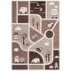 preview thumbnail 40 of 63, SAFAVIEH Carousel Kids Lumnie Neighborhood Rug 5'3" x 7'6" - Brown/Beige