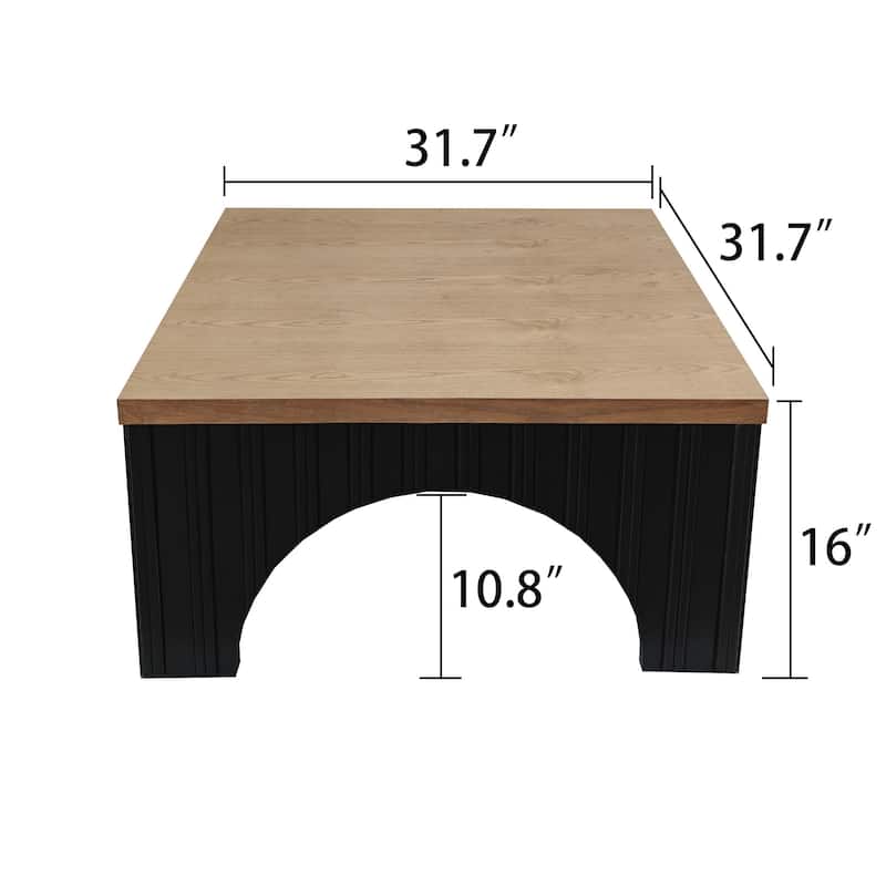 Modern Rustic Wooden Coffee Table