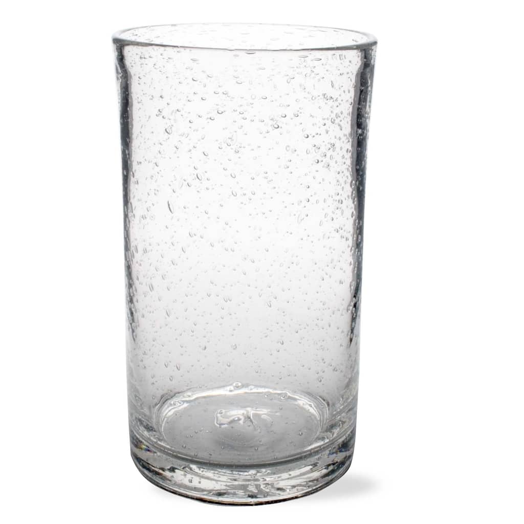 Bubble Glass Clear Tumbler 18 oz. Dishwasher Safe