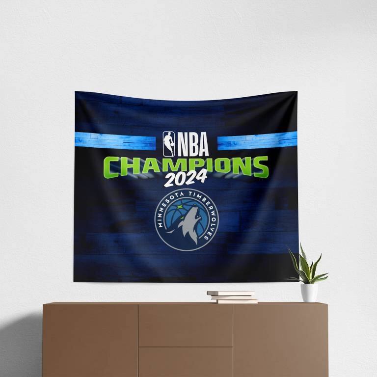NBA Minnesota Timberwolves Hardwood Printed Wall Hanging - 34" x 40"