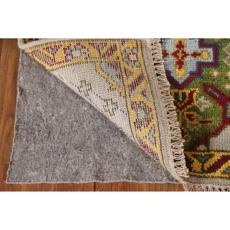 Geometric Kazak Oriental Rug Hand-Knotted Wool Carpet - 2'6"x 5'11"