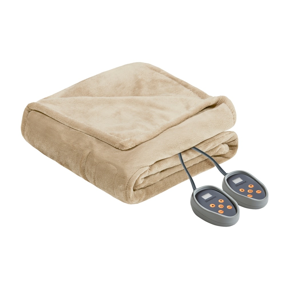 Beautyrest Heated Microlight to Berber Blanket