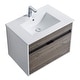 preview thumbnail 35 of 109, Fine Fixtures - Wall Mount Bathroom Vanity And Sink, Knob Free Design - Alpine Collection -