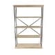 preview thumbnail 52 of 74, Brown Wood 3 Shelves Shelving Unit - 48 x 17 x 34